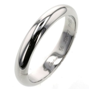 CARTIER 950 Platinum 1895 Wedding  Ring LXGBKT-314
