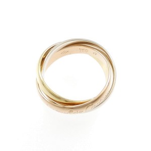 Cartier Trinity 18k Yellow,White & Pink Gold Ring 