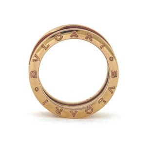 Bulgari " B.zero1" 18k Rose Gold Ring Size 7.75