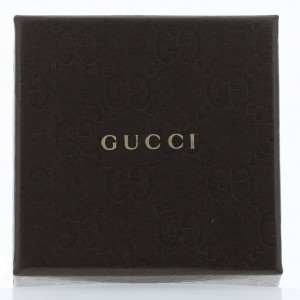 GUCCI 925 Silver G logo Flat Link Chain Necklace LXGBKT-1177