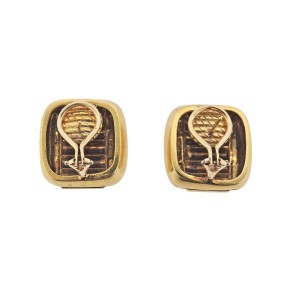 Tiffany & Co 1980s Gold Earrings