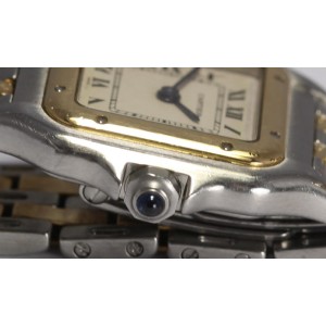 Cartier Stainless Steel & 18K Yellow Gold Quartz 21.5mm Womens Watch
