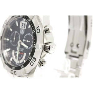 Tag Heuer Aquaracer CAF101A Chronograph Grand Date Stainless Steel Quartz 44mm Mens Watch 