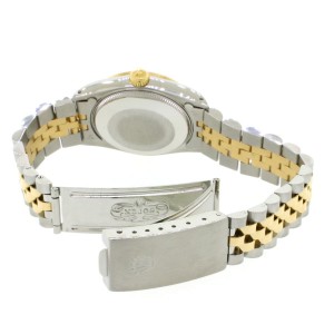Rolex Datejust Midsize 31mm Yellow Gold/SS Factory Diamond Dial 68273