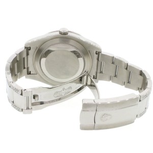 Rolex Datejust II 41MM Stainless Steel Automatic Mens Oyster Watch w/6.1Ct Diamond Dial, Bezel, & Bracelet 116300