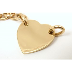 return to tiffany gold heart necklace