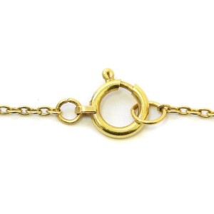 Dior 18k yellow Gold//diamond CD logo Necklace