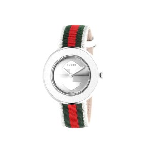 Gucci U-Play Stainless Steel & Canvas 35mm Watch