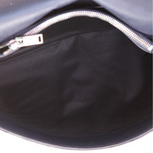 Classic Monogram College Bag Matelasse Chevron Leather Large