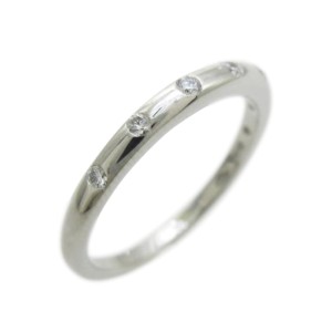 Bulgari 950 Platinum Diamond Fedi Ring Size 5.5