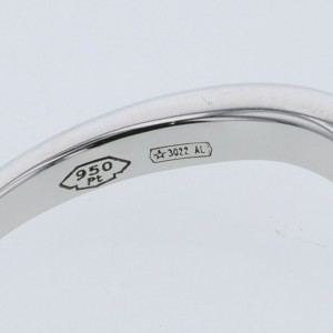 BVLGARI 950 Platinum Feddy Wedding Corona Ring LXGBKT-236