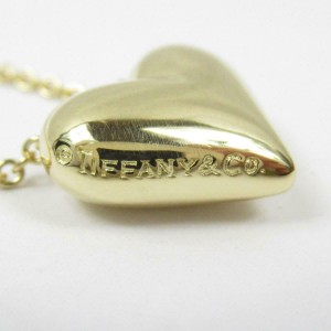 TIFFANY & CO 18k Yellow gold Heart necklace RCB-106