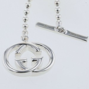 GUCCI 925 Silver Necklace LXGBKT-794
