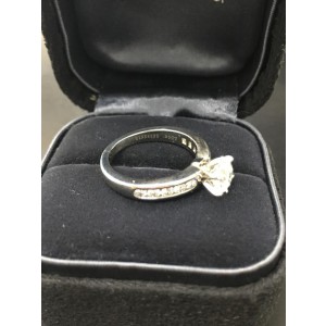 Tiffany & Co. Platinum & 0.93ct Diamond Engagement Ring Size 5.5