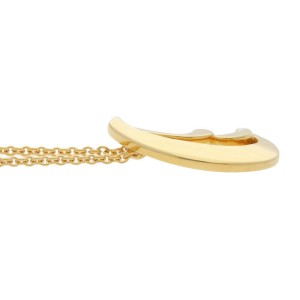 TIFFANY & Co 18K Yellow Gold Moon crescent Necklace