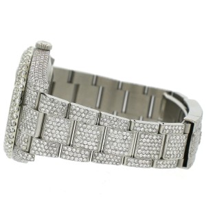 Rolex Datejust II 41MM Pave Diamond Steel Watch w/23.3CT Diamond Bezel/Lugs/Bracelet/Arabic Dial