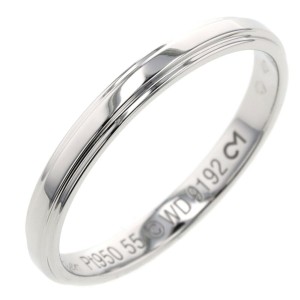 CARTIER 950 Platinum  Damour Wedding Ring LXGBKT-310