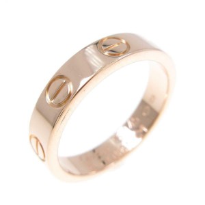 Cartier 18K Pink Gold Mini Love Ring LXGYMK-315