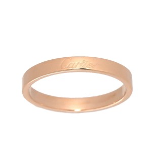 Cartier 18k Pink Gold C de Ring US:9.75 SKYJN-671