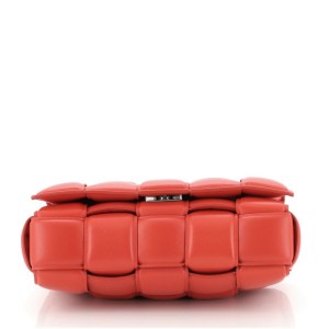 Bottega Veneta Cassette Chain Crossbody Bag Padded Maxi Intrecciato Leather