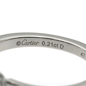 Cartier 950 Platinum Diamond Ring LXGCH-166