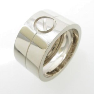 Cartier Love 18K White Gold Ring Size 8.25