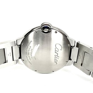 CARTIER BALLON BLEU 42mm Automatic Steel 2.05TCW DIAMOND Watch