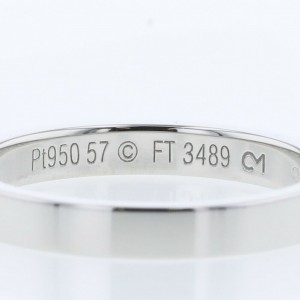 CARTIER 950 Platinum  Engraved wedding  Ring LXGBKT-899
