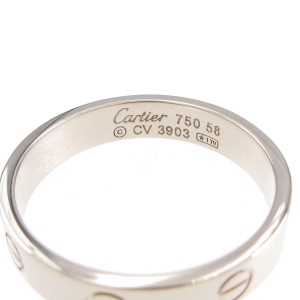 Cartier Mini Love 18k White Gold Ring  