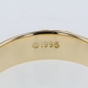 TIFFANY & Co 18k Yellow Gold Atlas Numeric  Ring LXGBKT-686