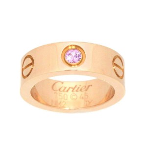 cartier pink sapphire ring
