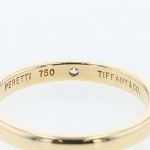 TIFFANY & Co 18k Yellow Gold Stacking band Ring LXGBKT-234