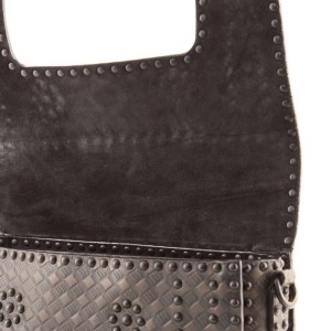 Christian Dior Dio(r)evolution Flap Bag Studded Embossed Leather Medium