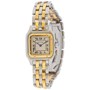 Cartier Panthere Two-Tone Gold and Steel Ladies Watch