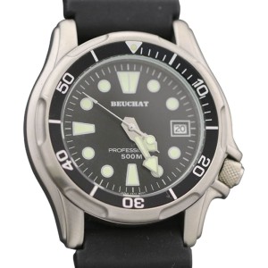 Beuchat Luminova BEU0500 Stainless Steel Quartz 42mm Watch