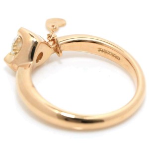 SAMISTAR-D 18k pink gold Diamond Heart Ring