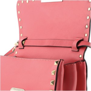 Valentino Rockstud Flip Lock Flap Bag Leather Mini