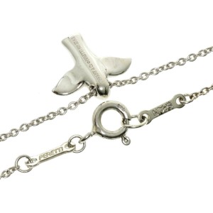 TIFFANY&Co. Bird cross Silver Necklace