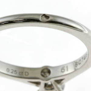 CARTIER 950 Platinum  Ring US 5.75, EU51 LXKG-728