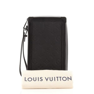 Louis Vuitton Soft Trunk Clutch Monogram Taurillon Leather
