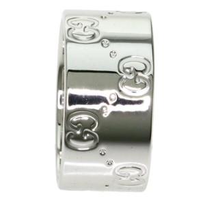 GUCCI 18K white Gold Ring US