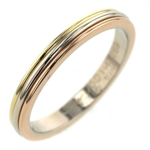 CARTIER K18WhiteGold / K18 Yellow Gold / K18Rose Gold Three color about 3mm  Ring LXGBKT-499