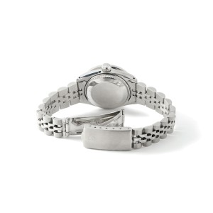 Rolex Datejust 26mm Steel Jubilee Diamond Watch w/ White Pearl Dial
