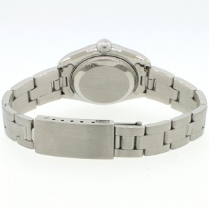 Rolex Datejust 18K Gold/Steel Factory Silver Diamond Dial 26mm Watch 79174