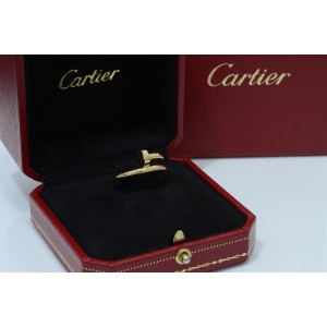 Cartier 18K Yellow Gold Just Un Clou Ring Sz 5.75