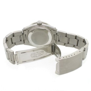 Rolex Datejust Midsize 31MM Automatic Stainless Steel Oyster Watch w/Rhodium Diamond Dial & Bezel