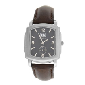 Men's Tourneau 409G-K02 Steel Date 35MM Quartz Watch