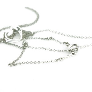 Tiffany & Co. Paloma's Tenderness Open Heart Pendant Necklace