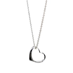 Tiffany & Co. Peretti Open Heart Small Necklace 