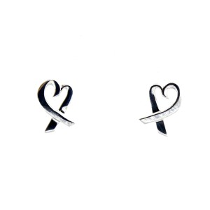 Tiffany & Co. Small Open Heart Earrings